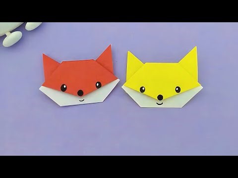 Origami paper Fox| Easy Origami Fox DIY | Paper Fox origami craft