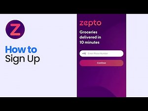 How to Login or Sign up on Zepto