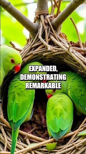 The Unusual Nesting Habits of Monk Parakeets