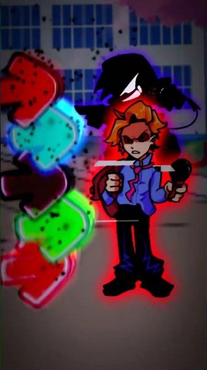 BF & Soul BF VS Senpai?! #fnfanimation #fnfshorts