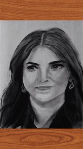 Realistic Girl Face Portrait | Pencil Sketch | Star Art Academy#shorts