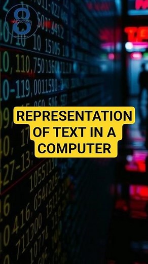 How text is represented in Computer?