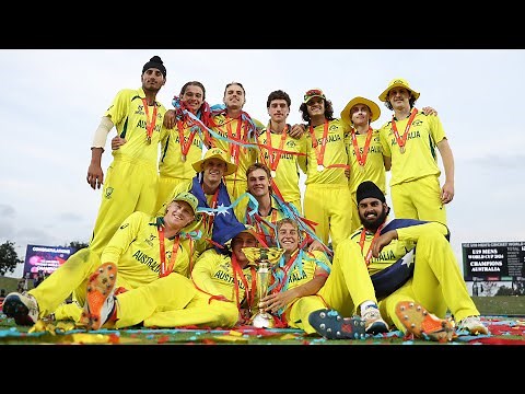 Australia lift the U19 World Cup trophy for the fourth time | U19 CWC 2024