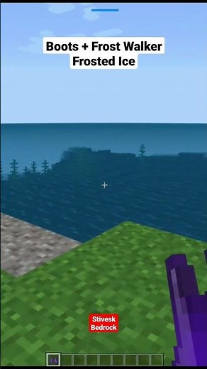 Netherite boots + Frost Walker II, minecraft bedrock enchantment