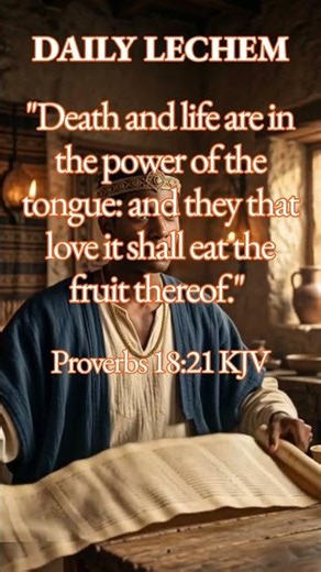 Proverbs 18:21 KJV. The Power of Your Words | Daily Lechem P.B