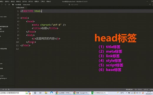 【html基础入门】第二节-head标签