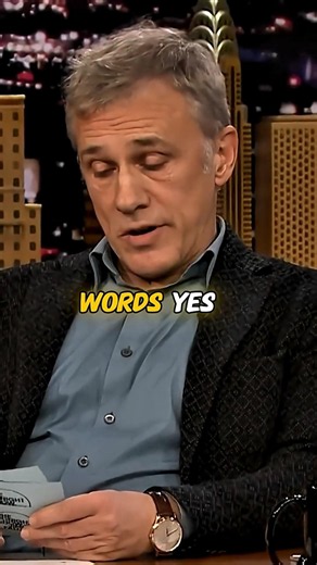 Christoph Waltz Tests Jimmy Fallon With Impossible German Words 😂🇩🇪#comedy#podcastclips#fanpage