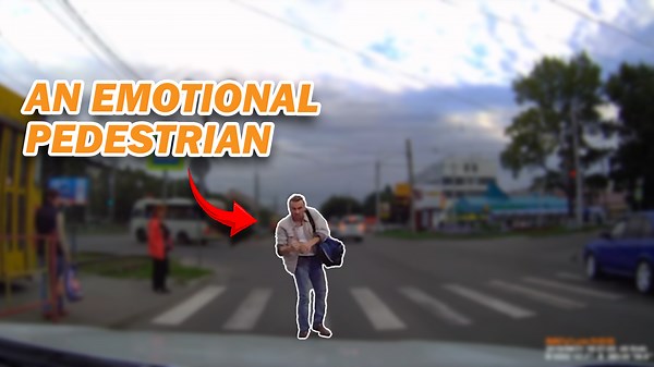 Pedestrian Accident Caught on Camera 🚶 | A Real Reminder to Stay Aware
