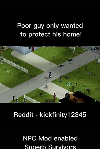 Defending Home in Project Zomboid with Superb Survivors Mod
