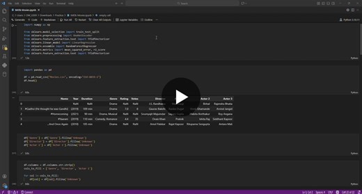#machinelearning #datascience #regression #python #ai #portfolioproject | Dhivya Nathan. N