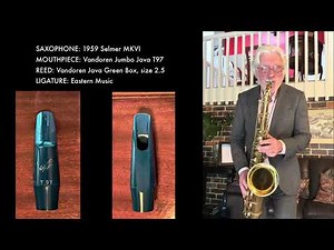 TESTING: Vintage Vandoren Jumbo Java T97 Tenor Sax Mouthpiece