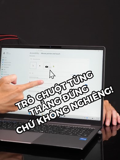 Tại sao con trỏ chuột PC lại nghiêng?