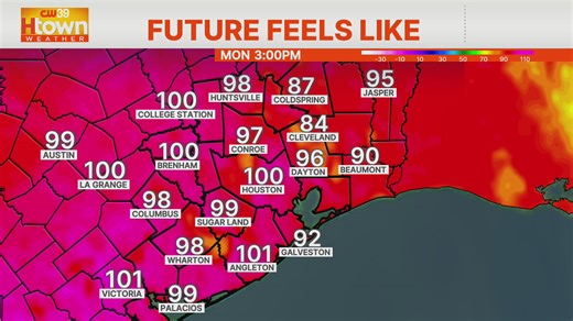 Monday Weather Outlook: Mostly sunny conditions and potential thunderstorms