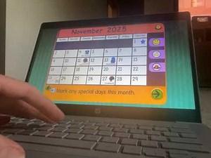 Starfall Make A Calendar November 2025