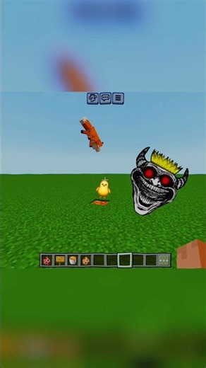 Minecarft can you give a IQ to fox 🤔 #minecraft #fox #viral