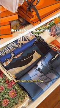 The Story Behind Hermès Marbled Scarves & Tutorial