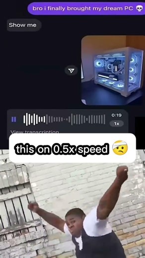 this on 0.5 x speed 🤕