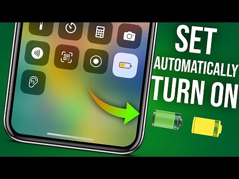 How To Turn On Automatically Low Power Mode iPhone | How To Set Auto Low Power Mode iPhone |
