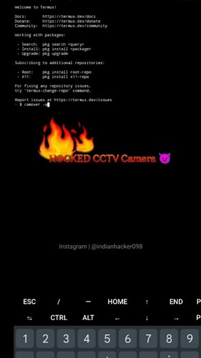 S4M on Instagram: "HACKED CCTV Camera 🔥 ❤️. 💬. 📌 Follow 👉 @indianhacker098 ⚠️About: CamOver is a camera exploitation tool that allows to disclosure network camera admin password. Tool name 👉 camover Link: 👇👇👇 pip3 install git+https://github.com/EntySec/CamOver #hacking #termux #cctvhacking #cctv #hackingtools #cybersecurity #treding #hacker #anonymous #camover #indianhacker098 #howtohack #hackerattitude #cyberattack"