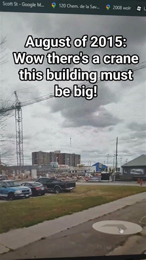 watch a plain grass field get turned into two apartments! #buildingcities #googlemaps