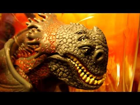How to train your dragon Red Death Action Figure Movie Toy Review