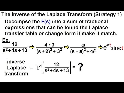 Electrical Engineering: Ch 16: Laplace Transform (13 of 58) The Inverse[Laplace Transf] Strategy 1