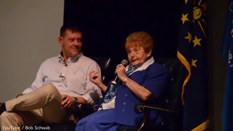 Holocaust twin Eva introduces adopted grandson Rainer Hoess