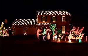 AC/DC for Christmas? You’ll be ‘Thunderstuck’ when you watch this elaborate light display