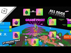 How To Find All Eggs In [Egg Hunt] Bacon Simulator | Roblox