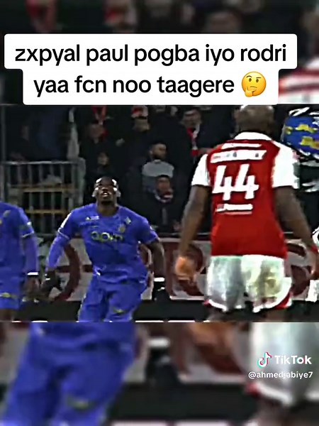 Pogba iyo Rodri: Isku dhaca Ciyaarta Maanta