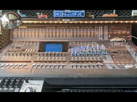 Yamaha DM 2000 analog gear connected to inserts