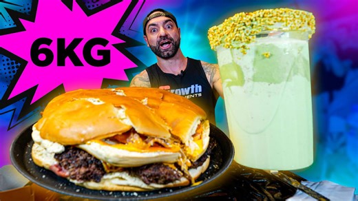 Can I finish this giant burger & shake?
