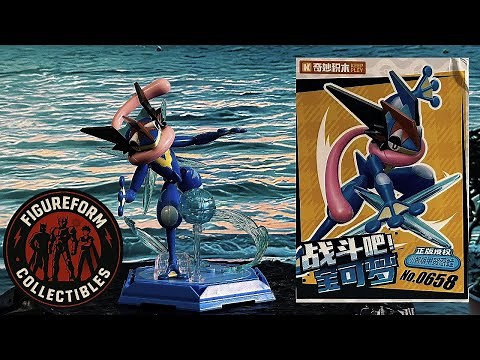 BUILDING Ash’s Greninja! | Keepley Xiaozhi Version Pokémon Model Kit Review