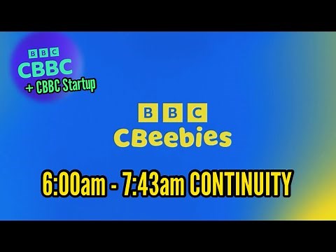 CBeebies Startup and Continuity + CBBC Startup (8/25/24)
