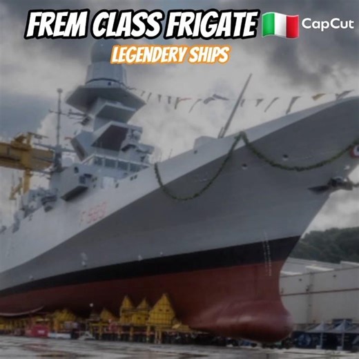 FREMM multipurpose frigate🇮🇹/🇫🇷 edit #ytshorts #edit #military #navy #italiannavy #warships #capcut