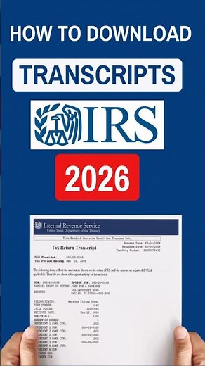 IRS Transcript 2026: Download in Just 2 Minutes! #shorts