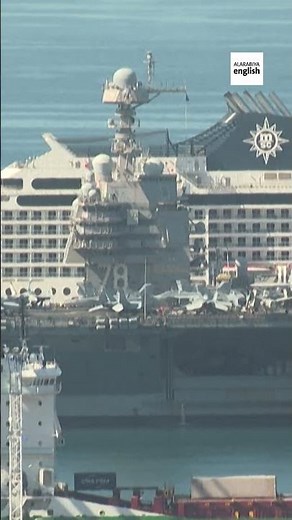 World’s Largest Aircraft Carrier Docks in Marseille