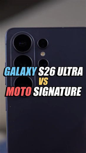 S26 ULTRA vs MOTOROLA SIGNATURE - Which is the BEST flagship smartphone?