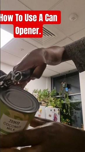 How To Use A Can Opener