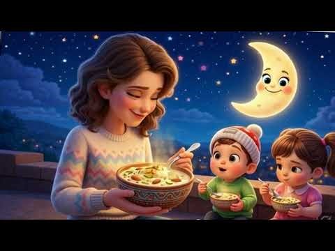 Chanda Mama Dur Ke 🌙 Hindi Poem for Kids | चंदा मामा दूर के | Nursery Rhyme