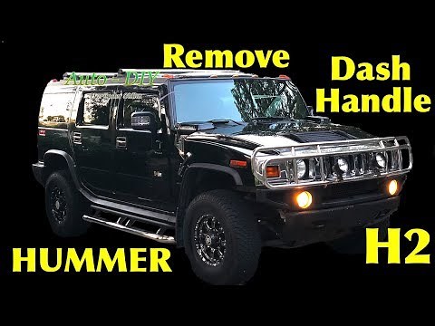 How To Remove Dash Grab Handle on HUMMER H2