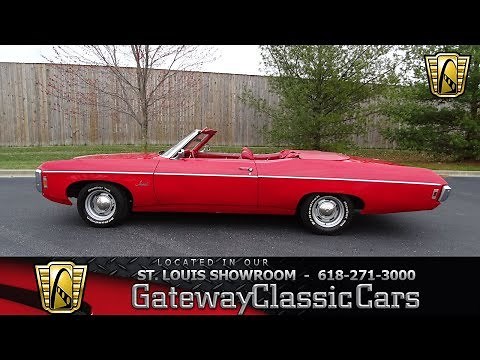 1969 Chevrolet Impala Convertible Stock #7660 Gateway Classic Cars St. Louis Showroom