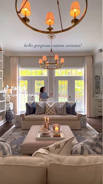 We are excited to introduce our Jawara Linen Curtains with Border Trim - they will become your favorite window treatments! Trims add a touch of sophistication without being over the top. We have stripes, polka dots,flowers ...... All the styles you need to show off your interior design skills! Tailored borders take these curtains from basic to glamorous. ✨Transform your bedroom, living room,dining room ...... with a touch of splendor. Curtain information in the video: Fabric: Jawara Color: Off W