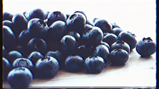 Blueberries and Animated Character: A Fun Encounter