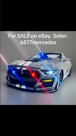 Remote Control ford mustang Shelby cobra gt500 unmarked police RC 1/14 scale