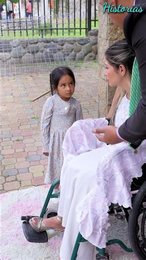 Little girl uses a hen to expose her future mother