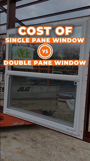 Single vs Double Pane? 🪟 See how every detail impacts your building cost in the full video!