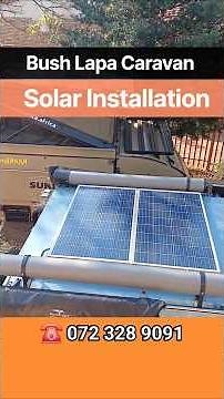 Caravan Solar Panel Installation - Removable Panels ft. Bush Lapa Off-Road Caravan