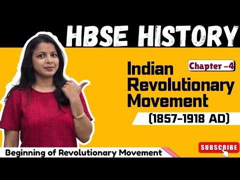 Class 9 HBSE🔥 | History Ch - 4 | Beginning of Revolutionary Movement - Indian Revolutionary Movement