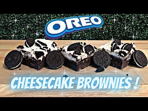 How to make Perfect Oreo Cheesecake Brownies |Fudgy Oreo Cheesecake Brownies| Oreo cookie Recipe